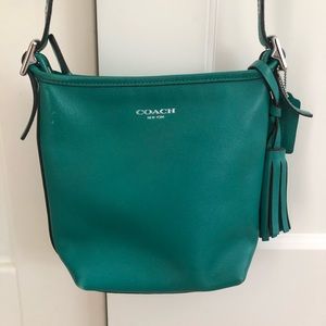 Coach Legacy Duffle Mini Leather Crossbody Bag